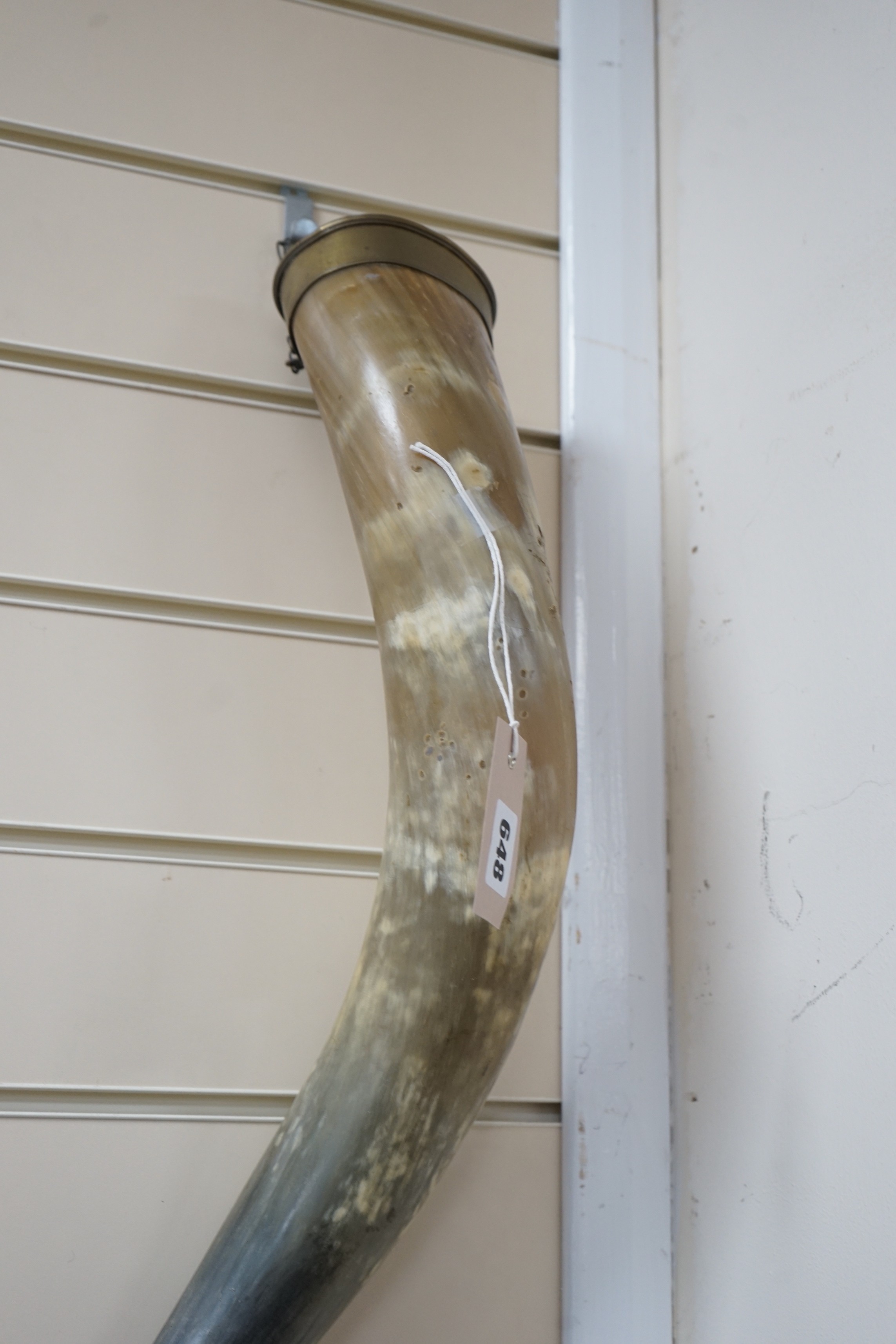 A large Florentine horn. Approx 70cm tall